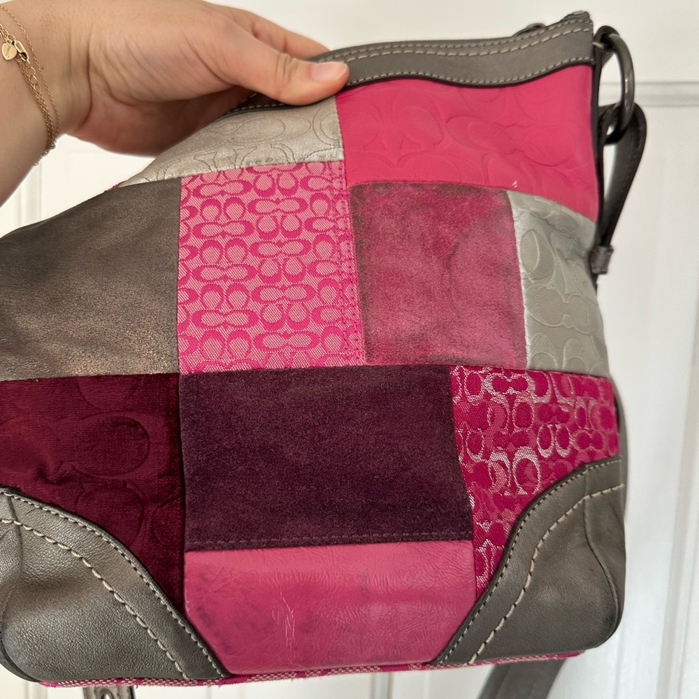 Coach Y2K Multicolor Patchwork Crossbody Bag - Picture 7 of 14